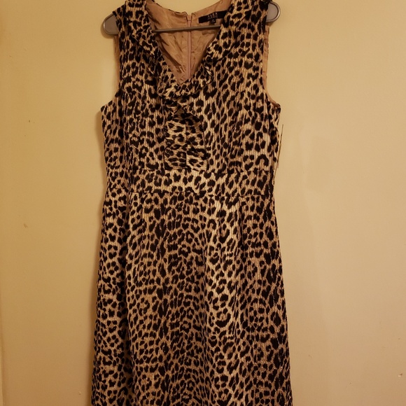 Alex Marie Leopard Print Dress - Picture 2 of 4